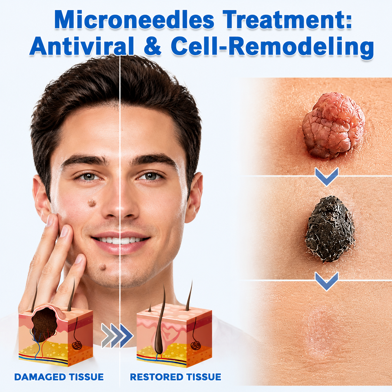 VUSSUV® Microneedle Clear Patches ✨Targets Skin Tags, Acne, Wrinkles & Blemishes