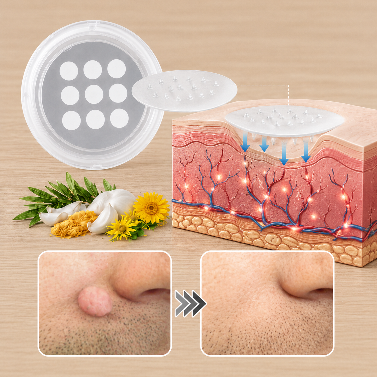 VUSSUV® Microneedle Clear Patches ✨Targets Skin Tags, Acne, Wrinkles & Blemishes