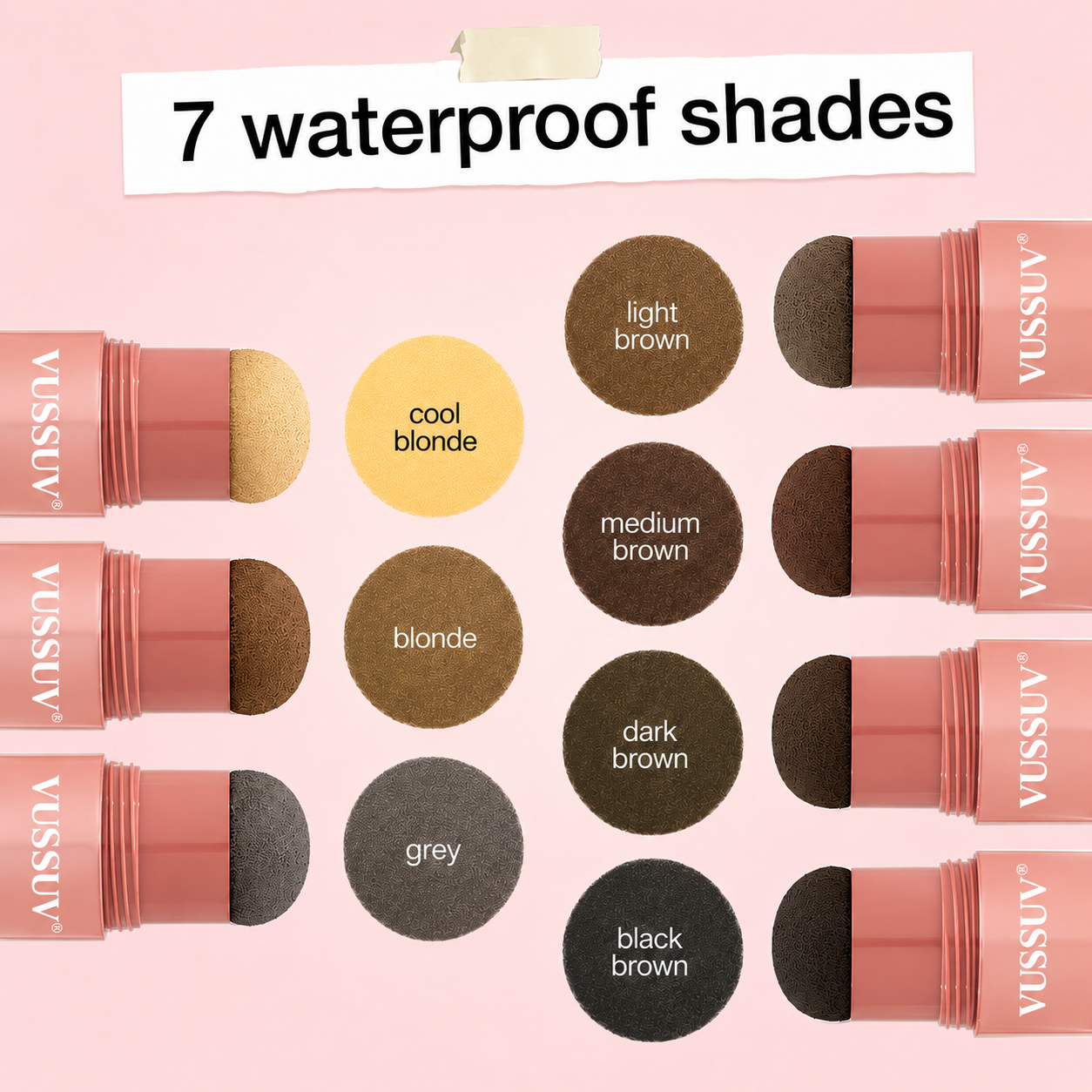 VUSSUV® shape tape dab & go hair concealer