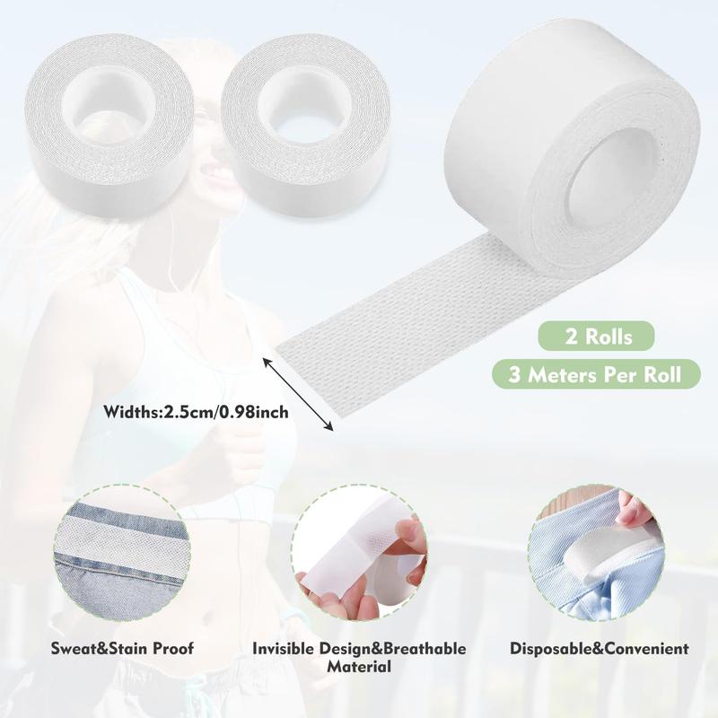 VUSSUV® Disposable Sweat Pads Collar Protectors for Shirts (1.18")